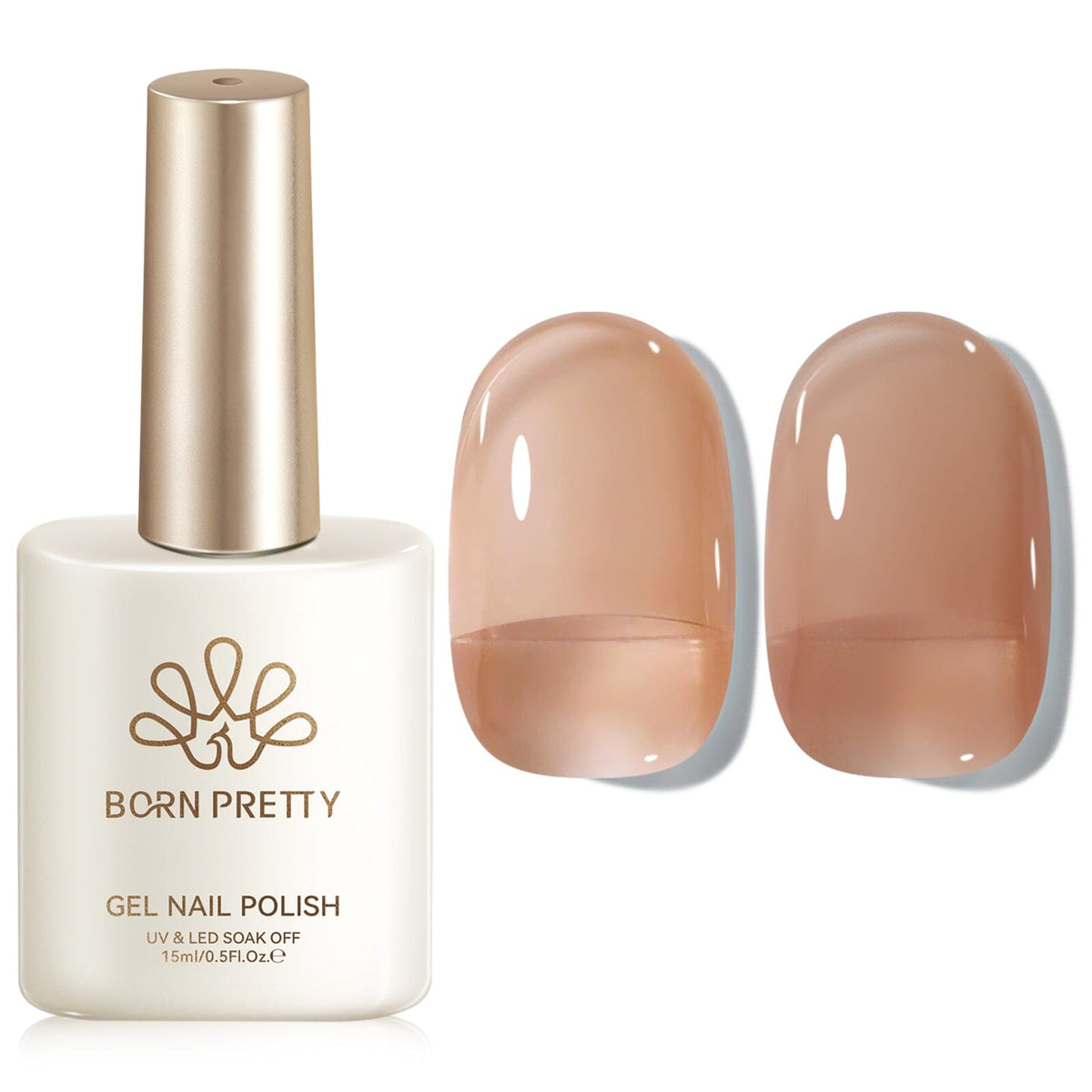 Jelly Gel Polish TS01~TS71 15ml Gel Nail Polish BORN PRETTY TS50 Light Wood 