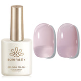 Jelly Gel Polish TS01~TS71 15ml Gel Nail Polish BORN PRETTY TS51 Misty Purple 