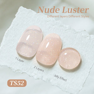 Jelly Gel TS52 Nude Luster 15ml Gel Nail Polish BORN PRETTY 