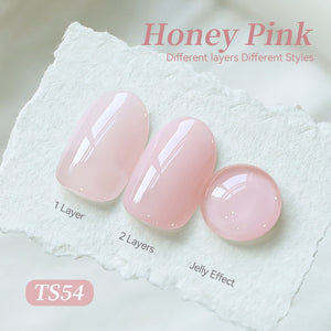Jelly Gel TS54 Honey Pink 15ml Gel Nail Polish BORN PRETTY 