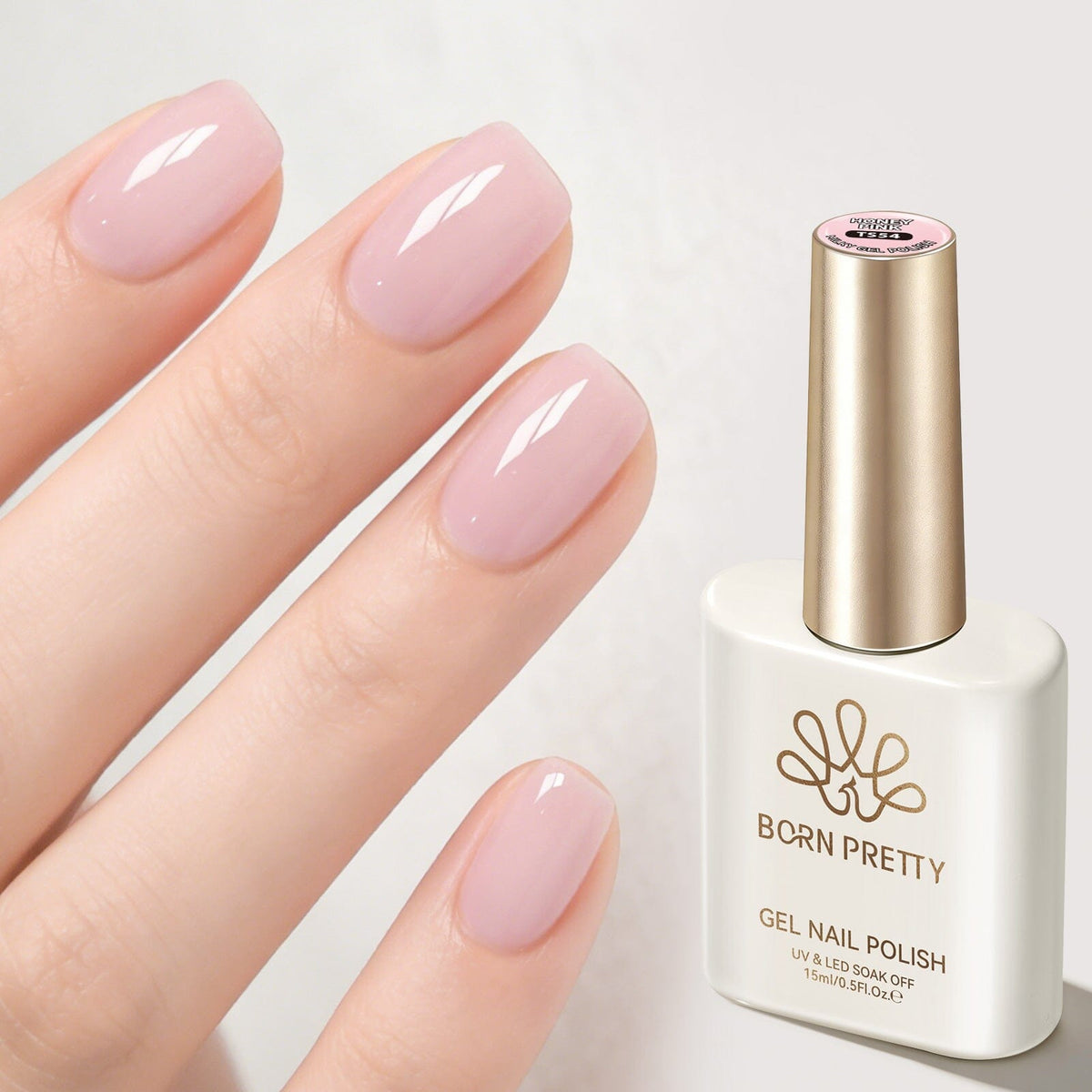 Jelly Gel TS54 Honey Pink 15ml Gel Nail Polish BORN PRETTY 