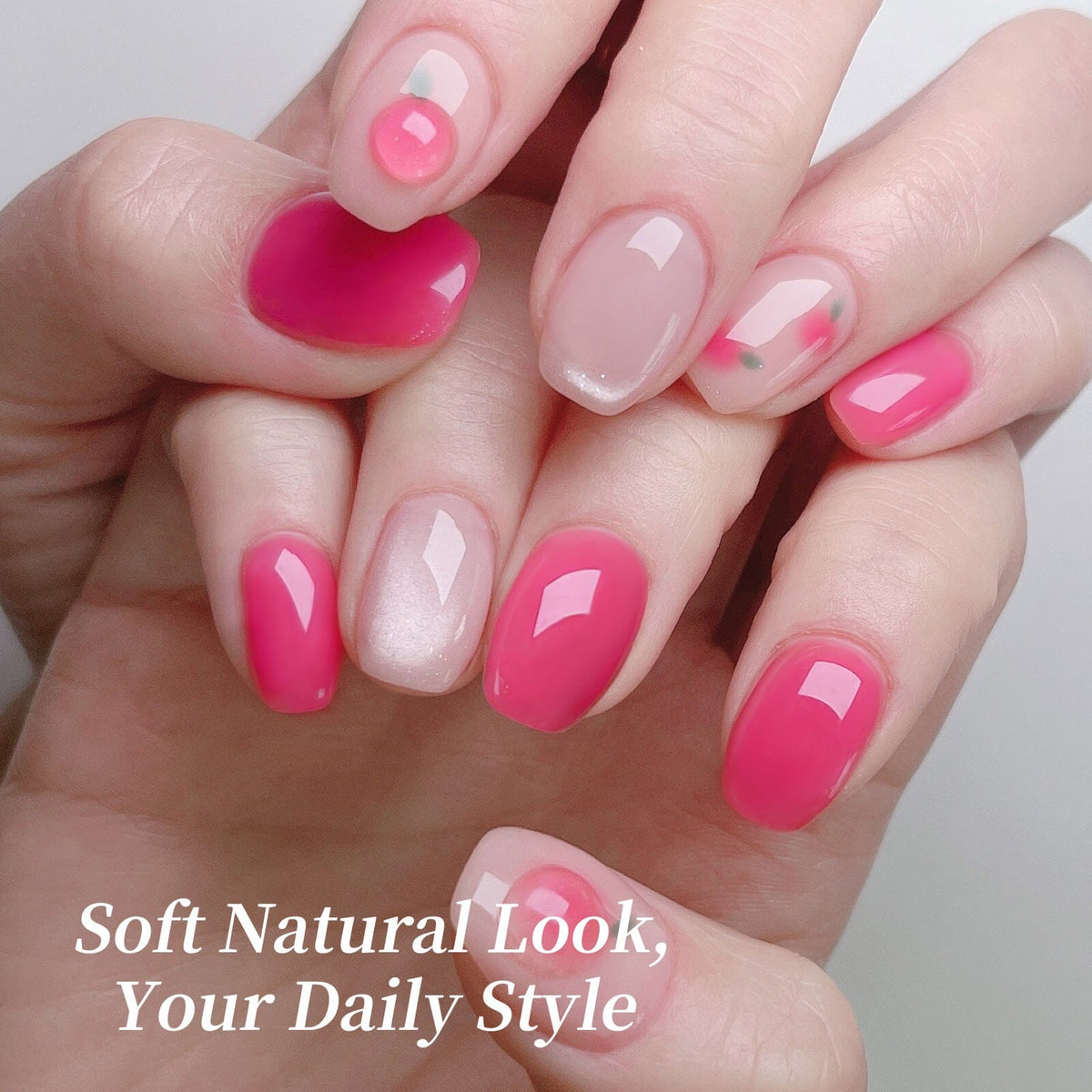 Jelly Gel TS69 Daily Glow 15ml Gel Nail Polish BORN PRETTY 