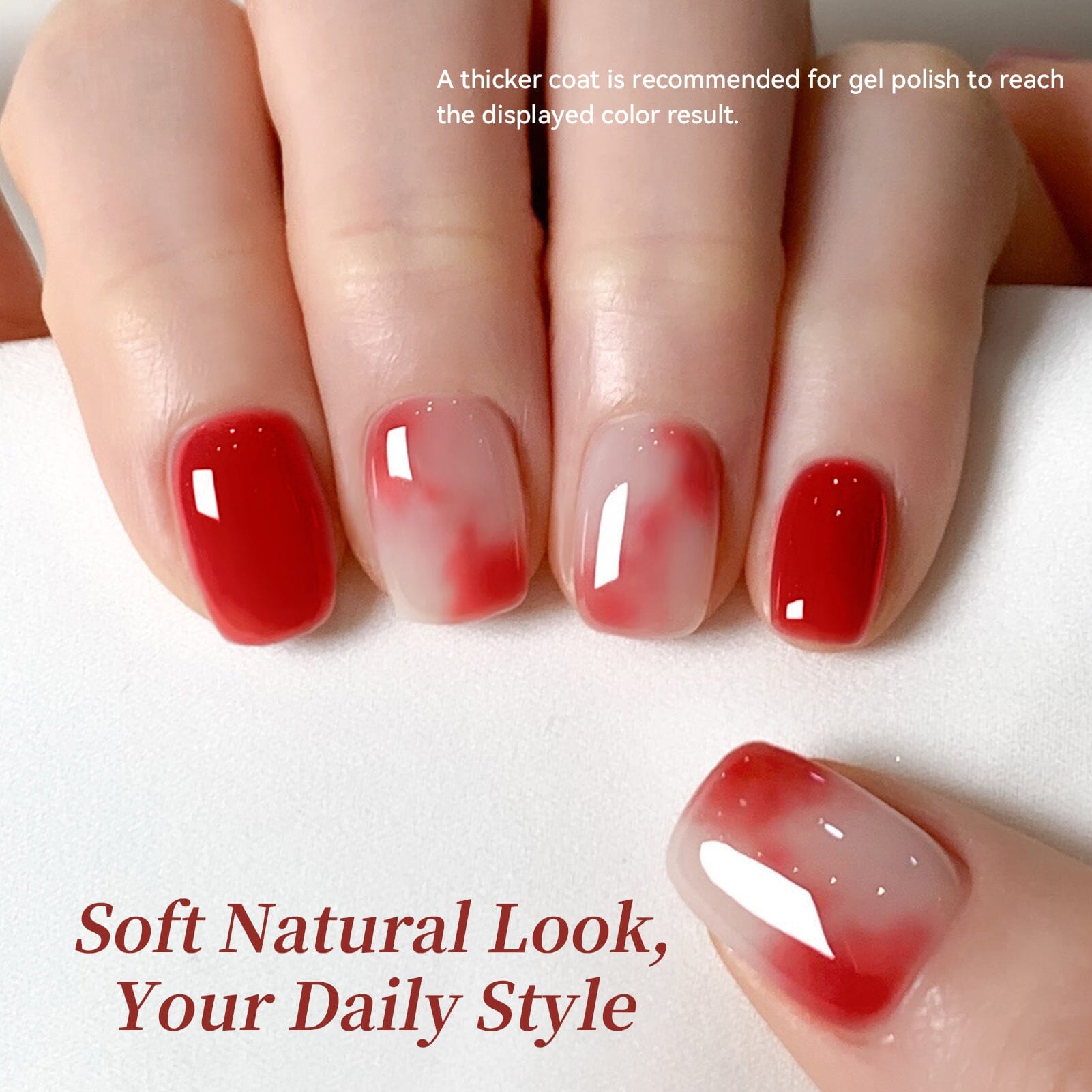 Jelly Gel TS70 Burnt tomato 15ml Gel Nail Polish BORN PRETTY 