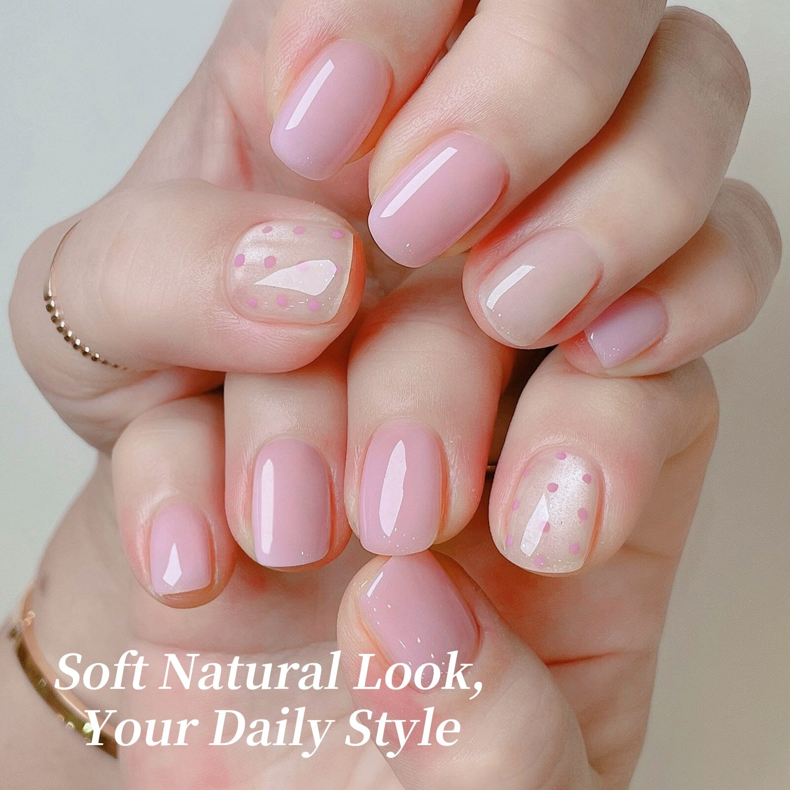 Jelly Gel TS71 Almost Pink 15ml Gel Nail Polish BORN PRETTY 