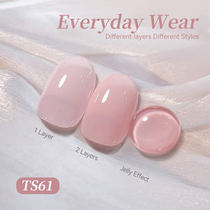 Jelly Gel TS61 Everyday Wear 15ml Gel Nail Polish BORN PRETTY 
