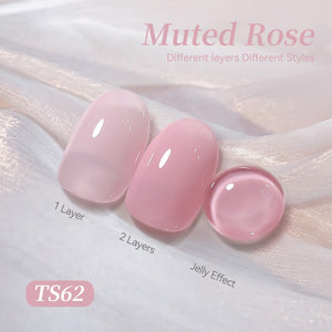 Jelly Gel TS62 Muted Rose 15ml Gel Nail Polish BORN PRETTY 