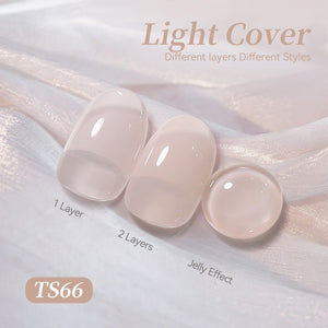 Jelly Gel TS66 Light Cover 15ml Gel Nail Polish BORN PRETTY 