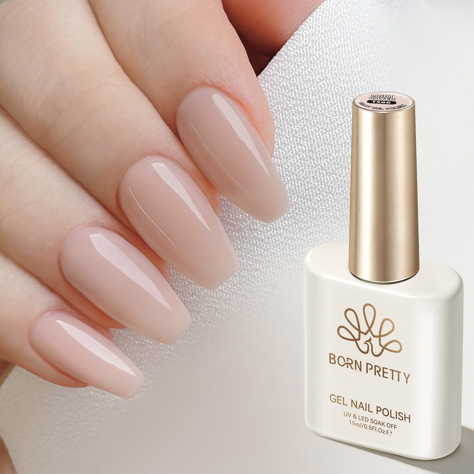 Jelly Gel TS66 Light Cover 15ml Gel Nail Polish BORN PRETTY 