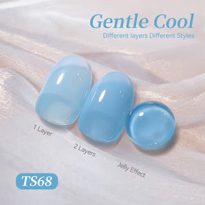 Jelly Gel TS68 Gentle Cool 15ml Gel Nail Polish BORN PRETTY 