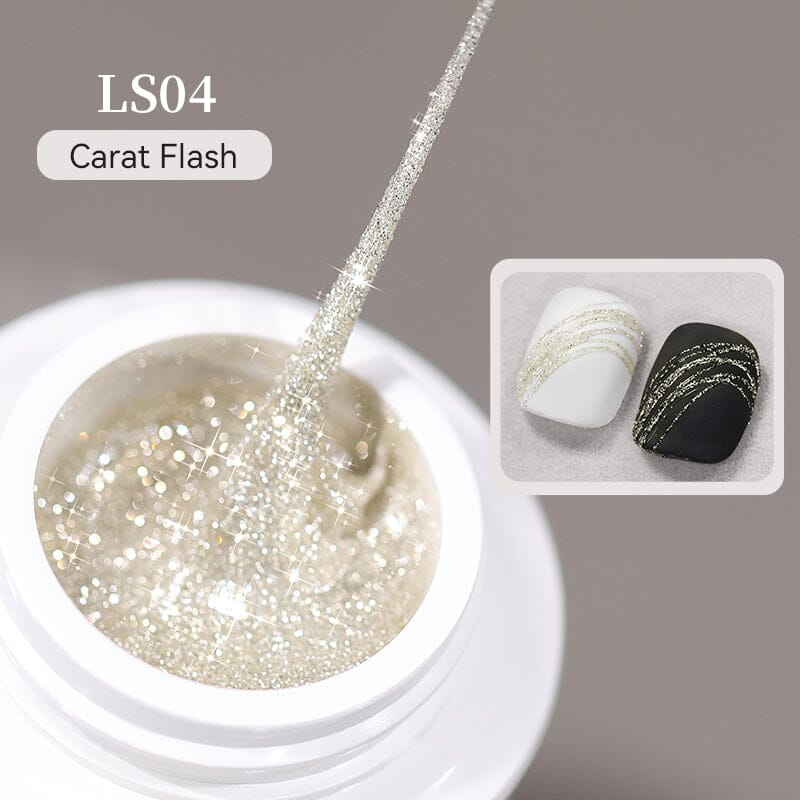 Flash Spider Nail Gel 5ml Gel Nail Polish BORN PRETTY LS04 Carat Flash 
