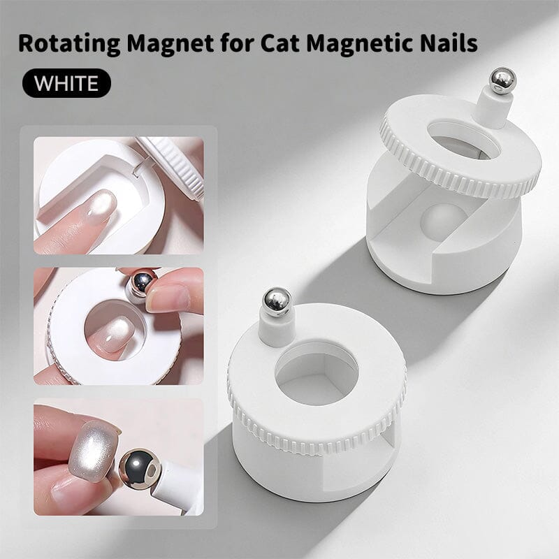 Cat Magnet & Auxiliary Tools Tools & Accessories No Brand White Rotating Tool & Magnetic Bead 