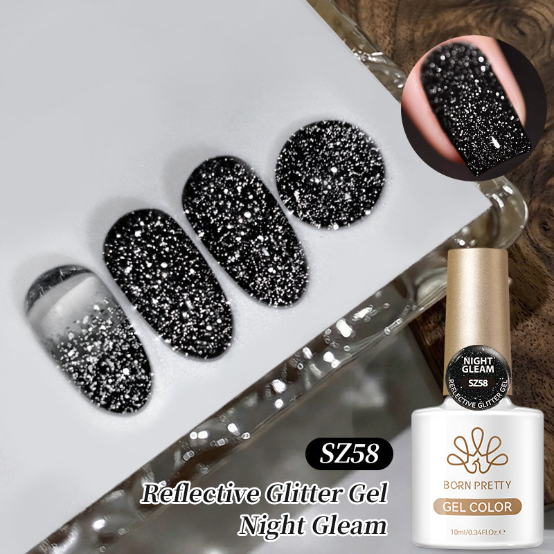 Reflective Glitter Gel SZ58 Night Gleam 10ml