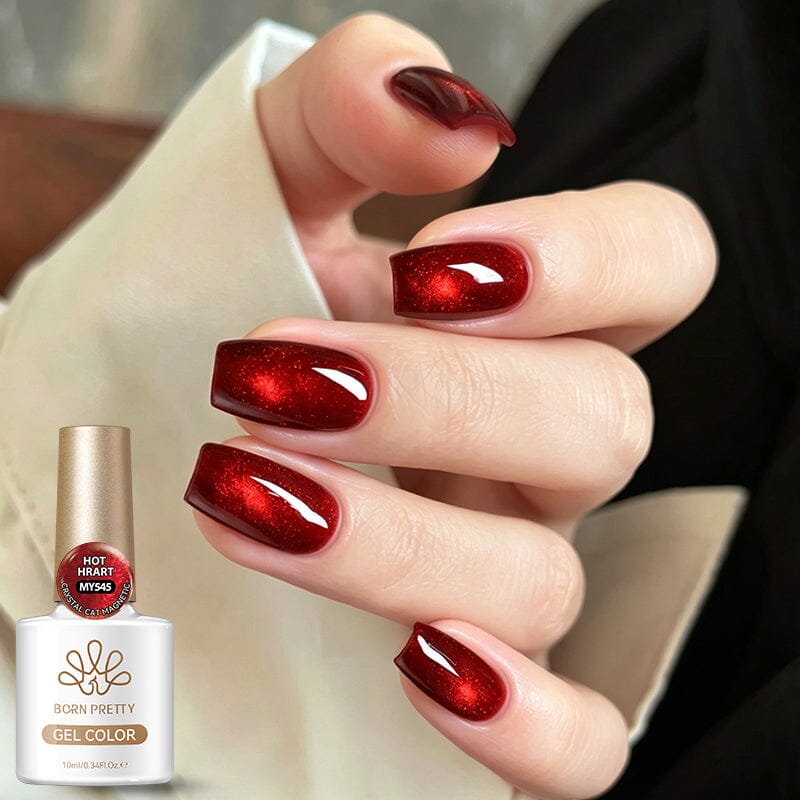 Crystal Cat Magnetic Gel MY545 MY546 10ml Gel Nail Polish BORN PRETTY 