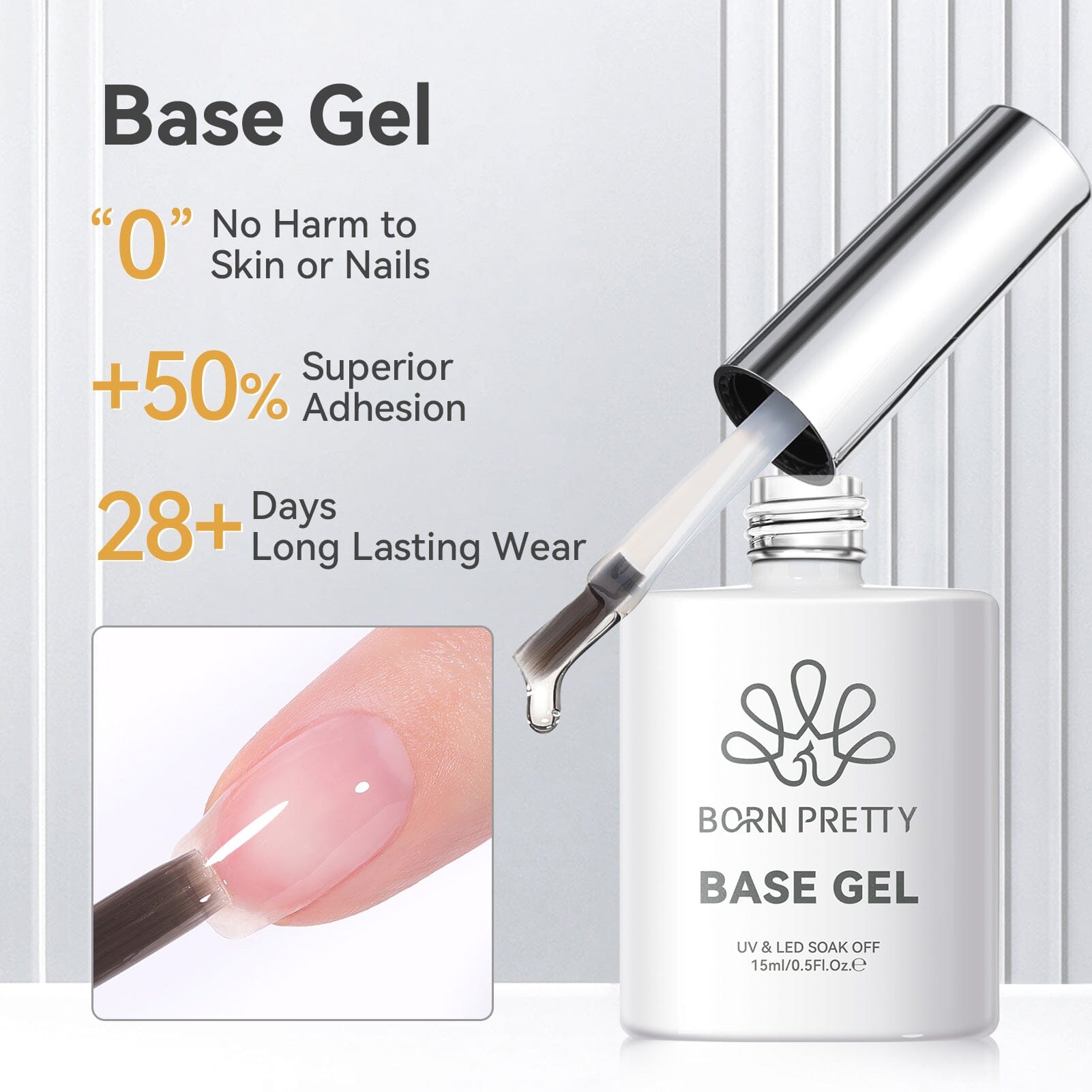Base Gel 15ml Base & Top Coat BORN PRETTY 