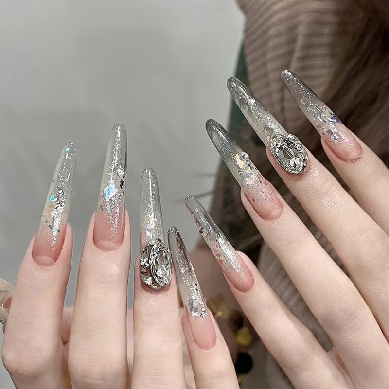 Ultra Sparkly Mixed Shape Polygonal Nail Sequins #02 Nail Art No Brand 