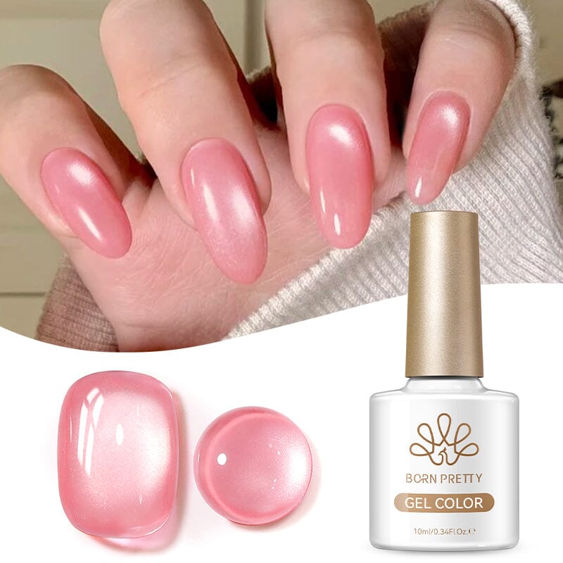 Glass Cat Magnetic Gel MY547 Pink Garden 10ml Gel Nail Polish BORN PRETTY 