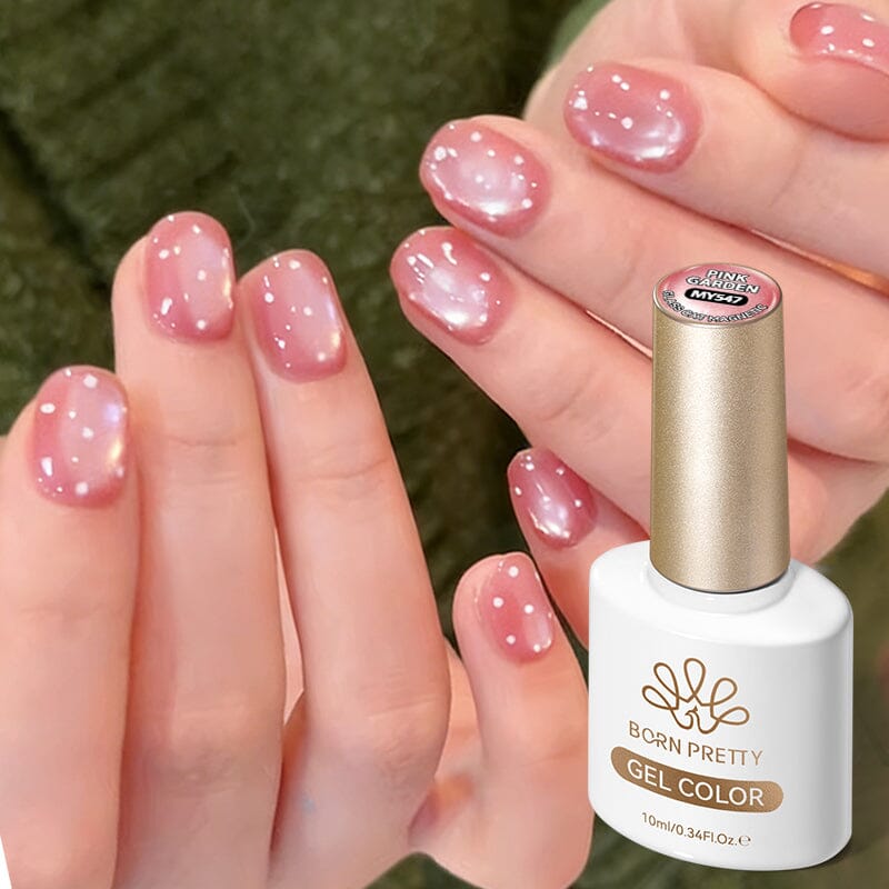 Glass Cat Magnetic Gel MY547 Pink Garden 10ml Gel Nail Polish BORN PRETTY 
