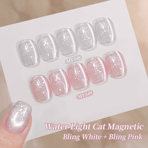 Snow Velvet Cat Magnetic Gel 10ml Gel Nail Polish BORN PRETTY 