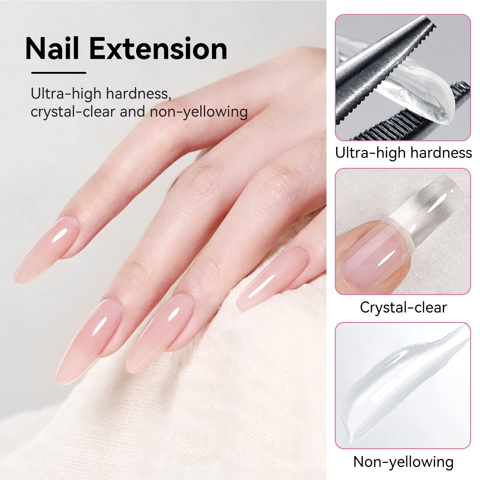 New Upgrade 6 In 1 Nail Glue Gel 15ml Gel Nail Polish BORN PRETTY 