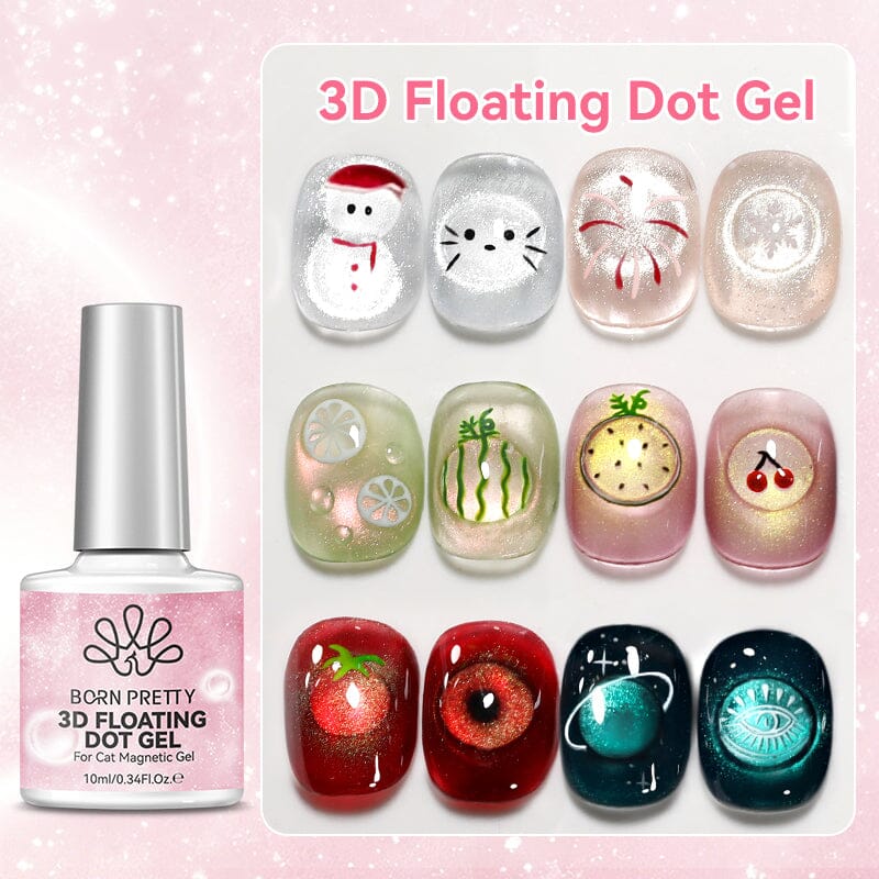 3D Floating Dot Gel 10ml Gel Nail Polish BORN PRETTY 