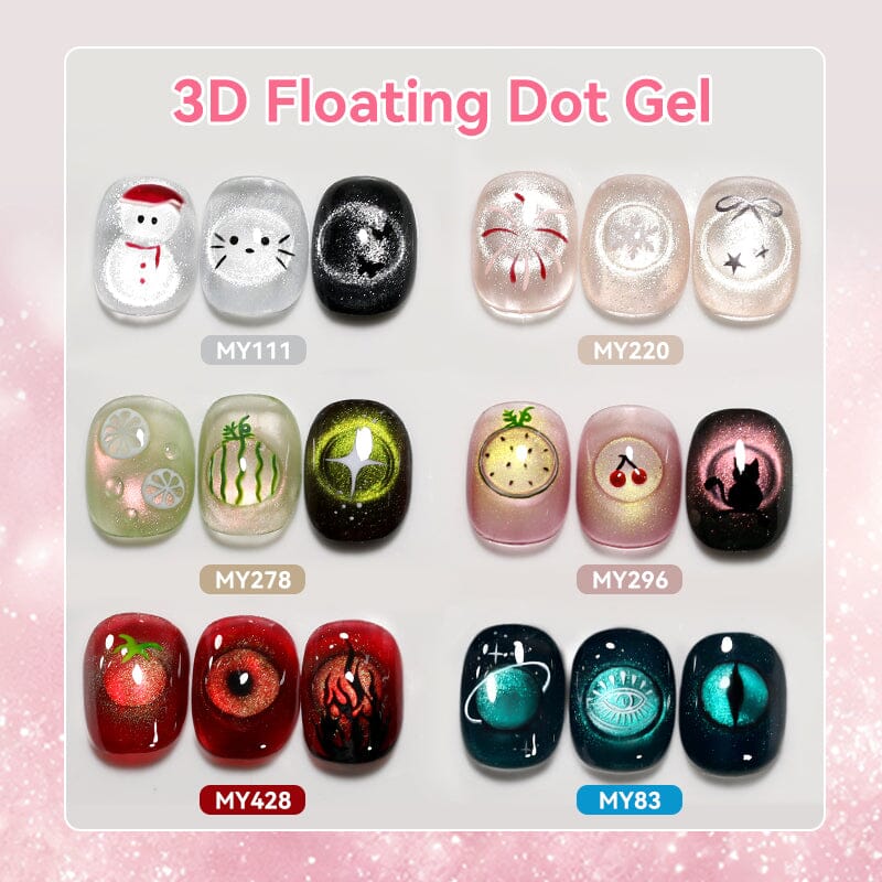 3D Floating Dot Gel 10ml Gel Nail Polish BORN PRETTY 