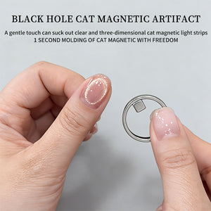 Hollow Cat Magnetic Ring & Square Magnet