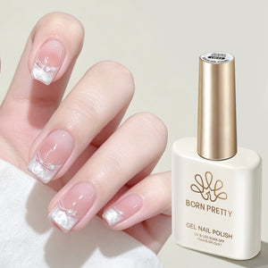 Thread Nail Gel LW32 Satin White 15ml Gel Nail Polish BORN PRETTY 