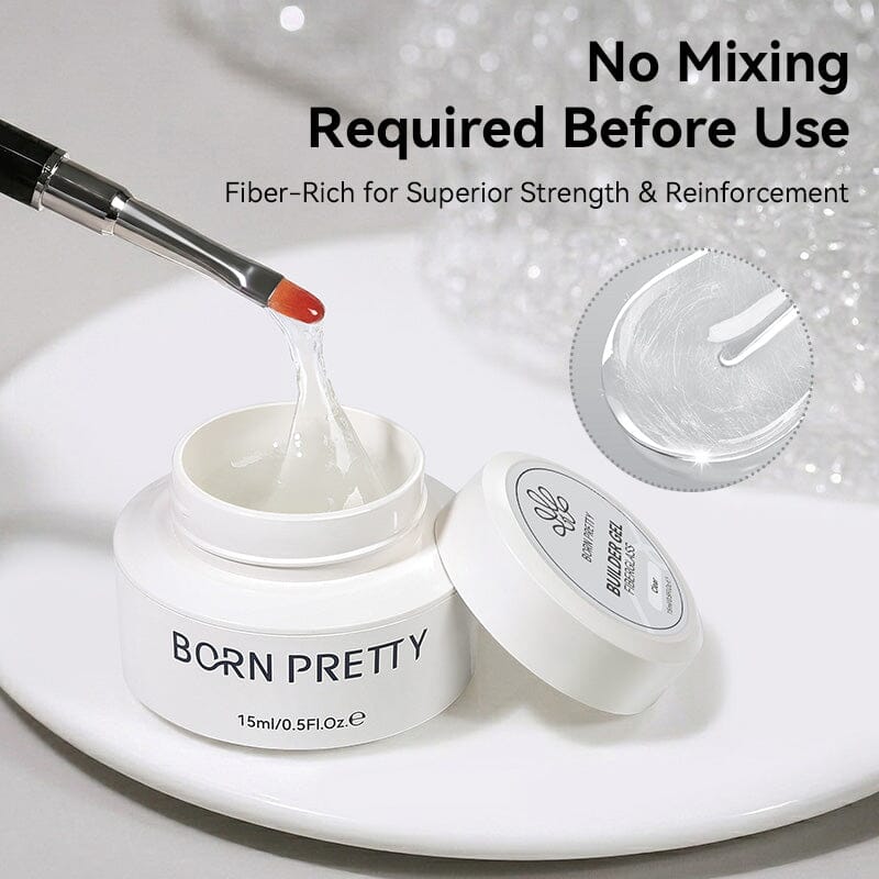 Fiberglass Builder Gel 15ml Gel Nail Polish BORN PRETTY 