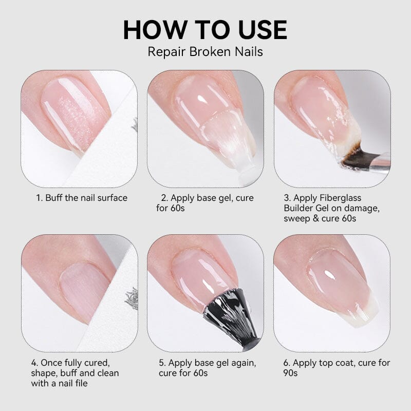 Fiberglass Builder Gel 15ml Gel Nail Polish BORN PRETTY 