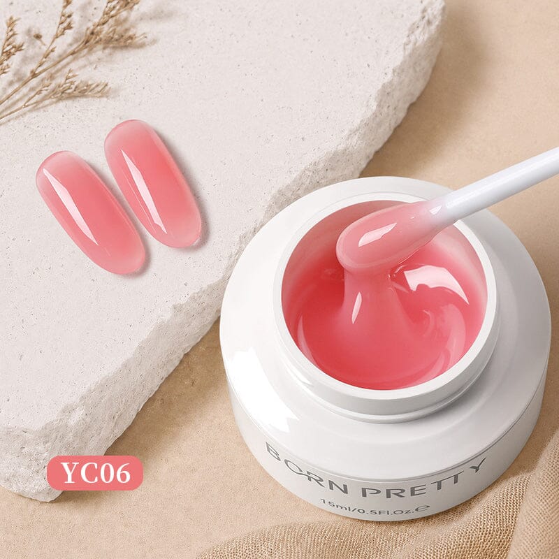 8 IN 1 Builder Gel 15ml Extension Nail Gel BORN PRETTY YC06 