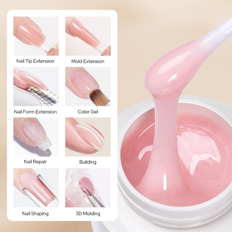 8 IN 1 Builder Gel 15ml Extension Nail Gel BORN PRETTY 