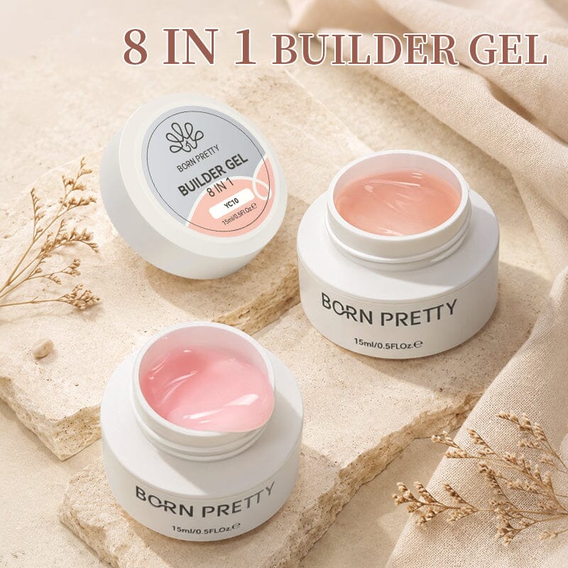 8 IN 1 Builder Gel 15ml Extension Nail Gel BORN PRETTY 