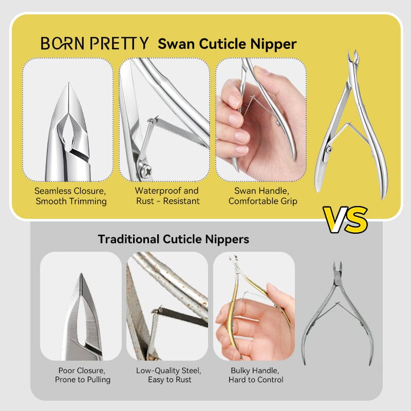 Swan Cuticle Nipper Tools & Accessories BORN PRETTY 