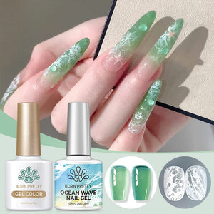 Ocean Wave Nail Gel Set 10ml Gel Nail Polish BORN PRETTY Set 6 