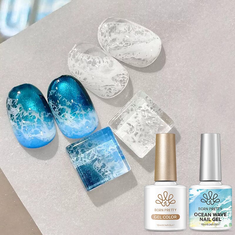 Ocean Wave Nail Gel Set 10ml Gel Nail Polish BORN PRETTY 