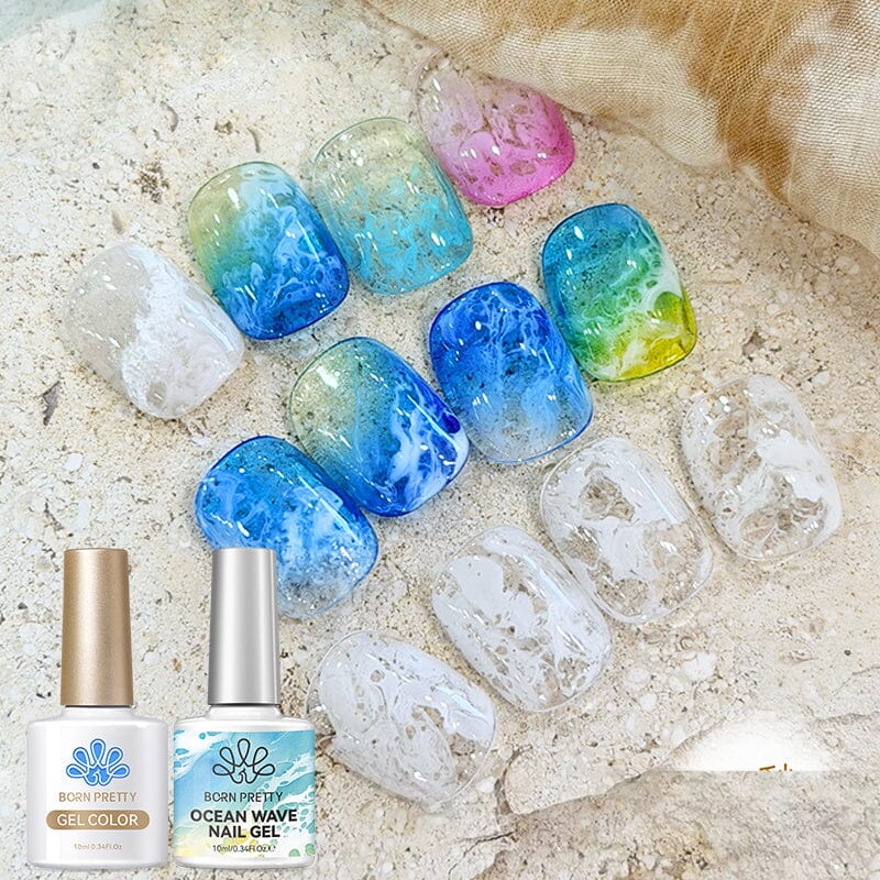 Ocean Wave Nail Gel Set 10ml Gel Nail Polish BORN PRETTY 