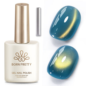Golden Cat Magnetic Gel MY561 Twilight Blue 15ml Gel Nail Polish BORN PRETTY 