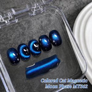 Colored Cat Magnetic Gel MY562 Moon Phase 15ml Gel Nail Polish BORN PRETTY 