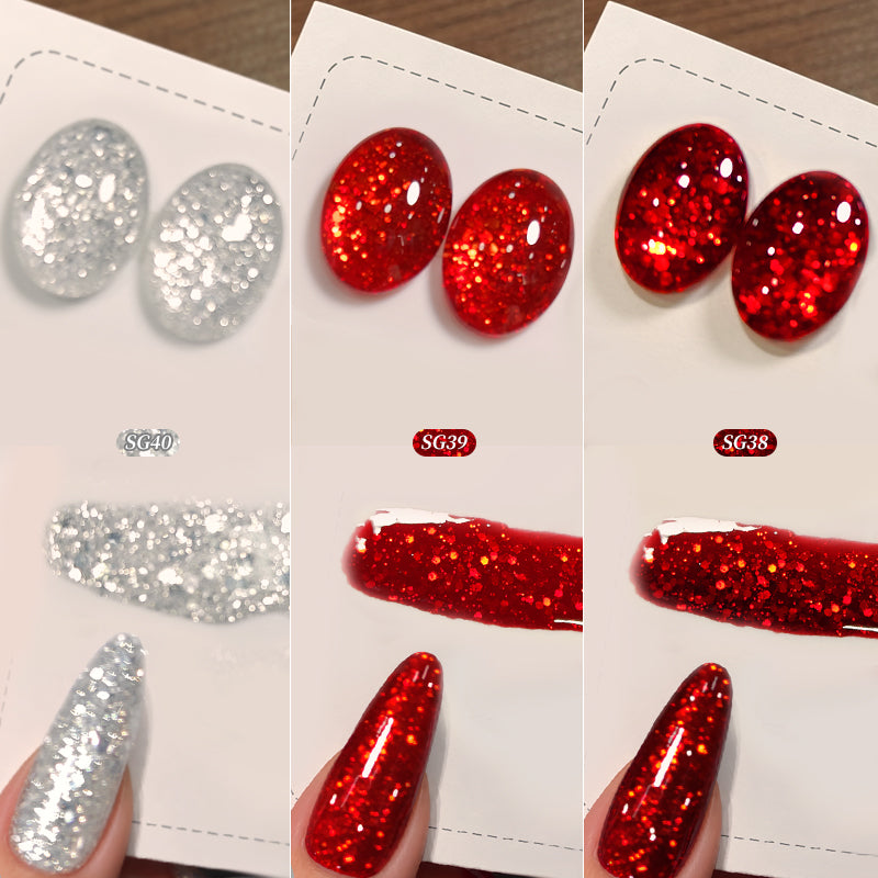 Glitter Gel Polish SG38 SG39 SG40 10ml