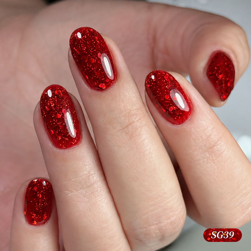 Glitter Gel Polish SG38 SG39 SG40 10ml