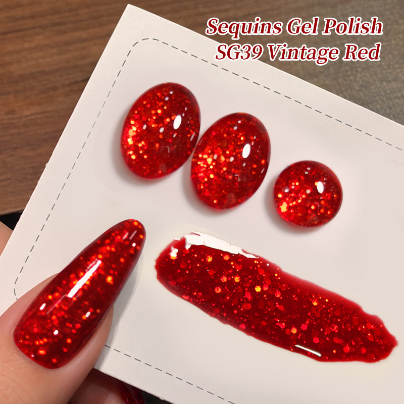 Glitter Gel Polish SG38 SG39 SG40 10ml