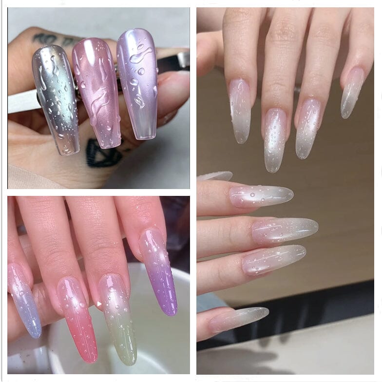 Water Drop Top Coat & Cat Magnetic Gel MY125 Base & Top Coat BORN PRETTY 