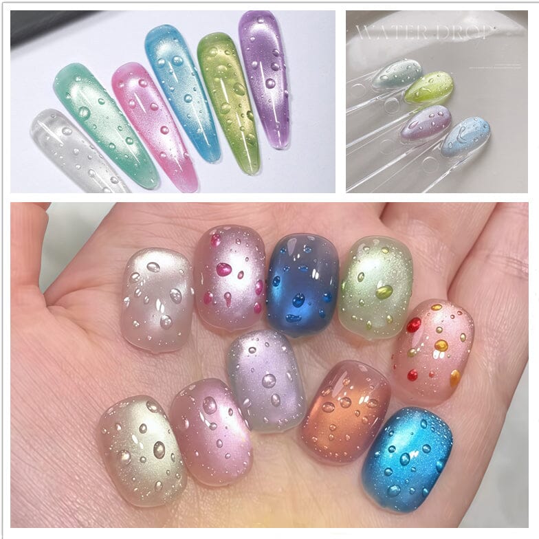 Water Drop Top Coat & Cat Magnetic Gel MY296 Base & Top Coat BORN PRETTY 