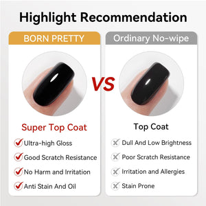 Super Top Coat 15ml Base & Top Coat BORN PRETTY 