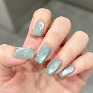 Glass Cat Magnetic Gel MY553 Lake Blue 10ml Gel Nail Polish BORN PRETTY 