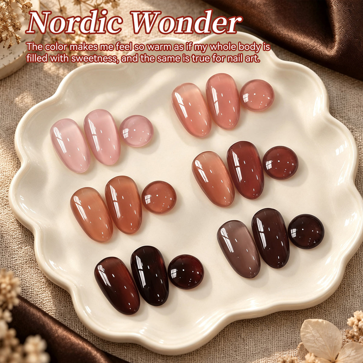 6 Colors Jelly Gel J62 Nordic Wonder 7ml