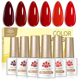 6 Colors Gel Polish Set S69 Moulin Rouge 7ml