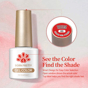 6 Colors Gel Polish Set S69 Moulin Rouge 7ml