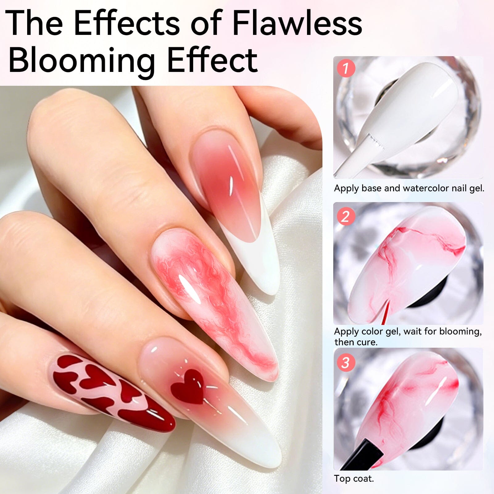 Watercolor Nail Gel 15ml Gel Nail Polish BORN PRETTY 