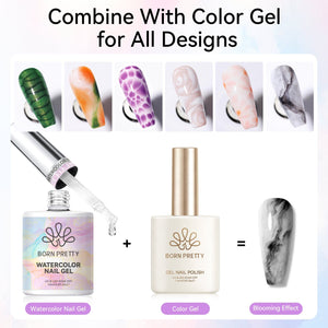 Watercolor Nail Gel 15ml Gel Nail Polish BORN PRETTY 